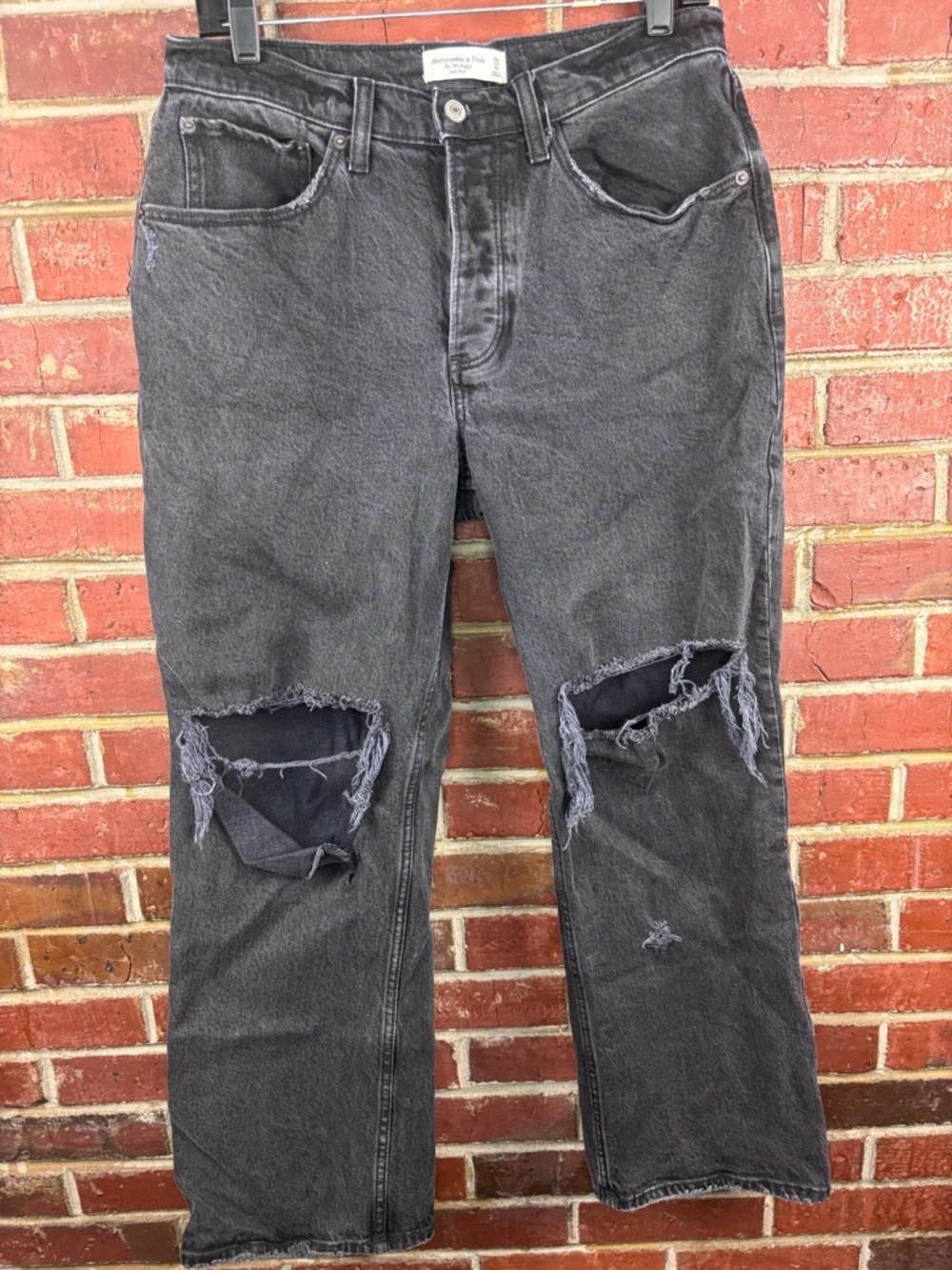 Abercrombie & Fitch The 90s Baggy Low Rise Jeans Sz 28/6s